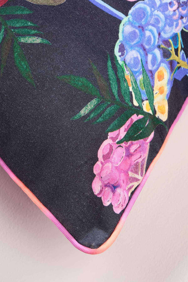 PRINT & PATTERN CUSHIONS Midnight Floral Cushion Cover (41 Cm X 41 Cm)