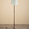 Midnight Slim Floor Lamp with Celestial Sky Taper Lampshade (Lunar Gold)