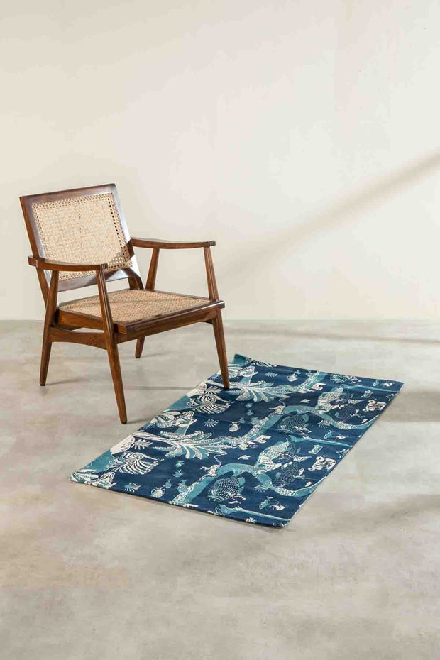 PRINT & PATTERN RUGS Mindscape Printed Rug (City Blue)