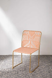 DINING CHAIRS Miramar Metal And Rope Chair