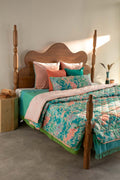 BEDS Miramar Four Poster Acacia Wood Bed