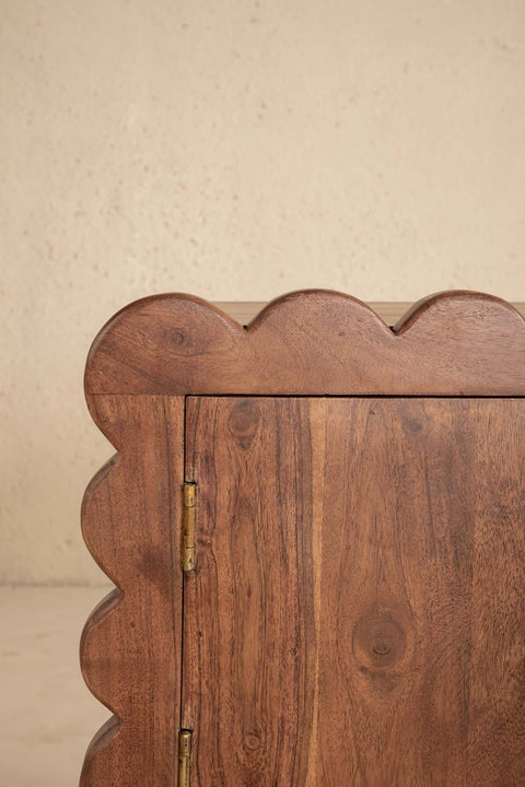 BEDSIDE TABLES Miramar Acacia Wood Bedside Table