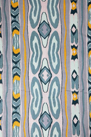 PRINT & PATTERN HEAVY FABRICS Mire Ikkat Cuttack Grey Printed Heavy Fabric And Curtains