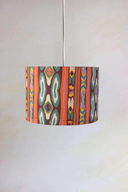 PENDANT LAMPS Mire Ikkat Large Drum Pendant