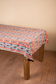 TABLE COVERS Mire Ikkat Madder Red Table Cover