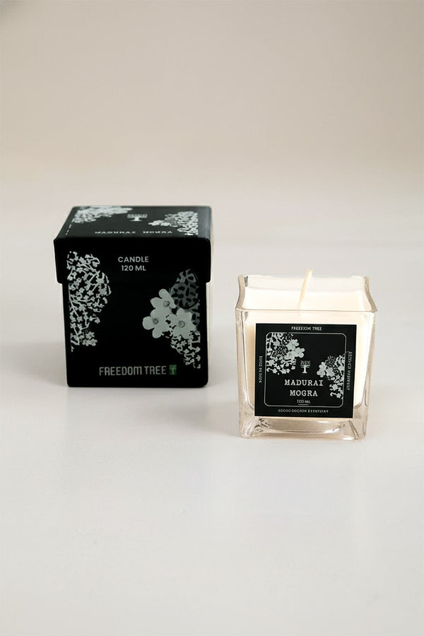 Madurai Mogra Scented Candle (120 ML)