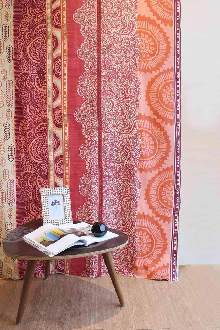 UPHOLSTERY FABRIC Mohuz Red Upholstery Fabric