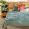 Moira Ocean Green Quilted Bedcover