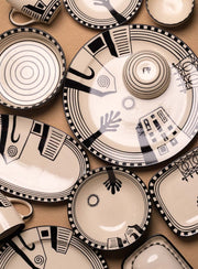 SERVING PLATTERS Mombaye City Ceramic Nut Tray