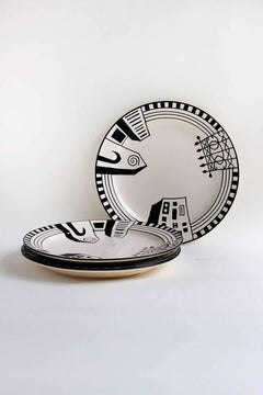 WALL PLATES Mombaye City Wall Plate  (Set Of 2)