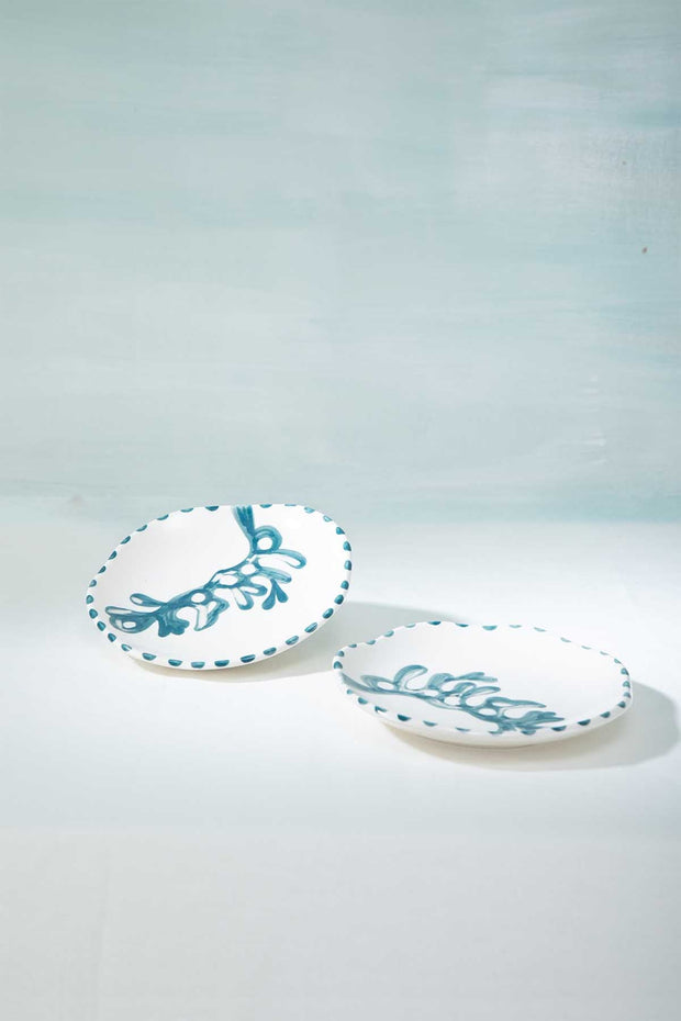 SNACK PLATES Montane Ceramic Small Plate (Set Of 2)