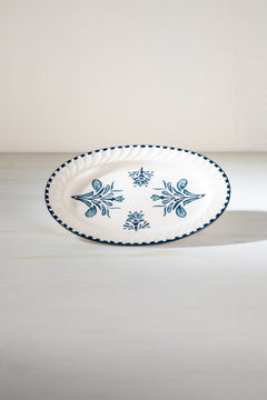 SERVING PLATTERS Montane Ceramic Oval Platter