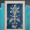 Montane Leafy Wall Art (Cyano Blue)