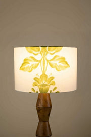 LAMPSHADES Montane Medium Drum Lampshade (Green And White)