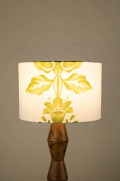 LAMPSHADES Montane Medium Drum Lampshade (Green And White)