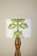 LAMPSHADES Montane Medium Drum Lampshade (Green And White)