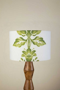Montane Medium Drum Lampshade (Green And White)