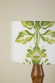 LAMPSHADES Montane Medium Drum Lampshade (Green And White)