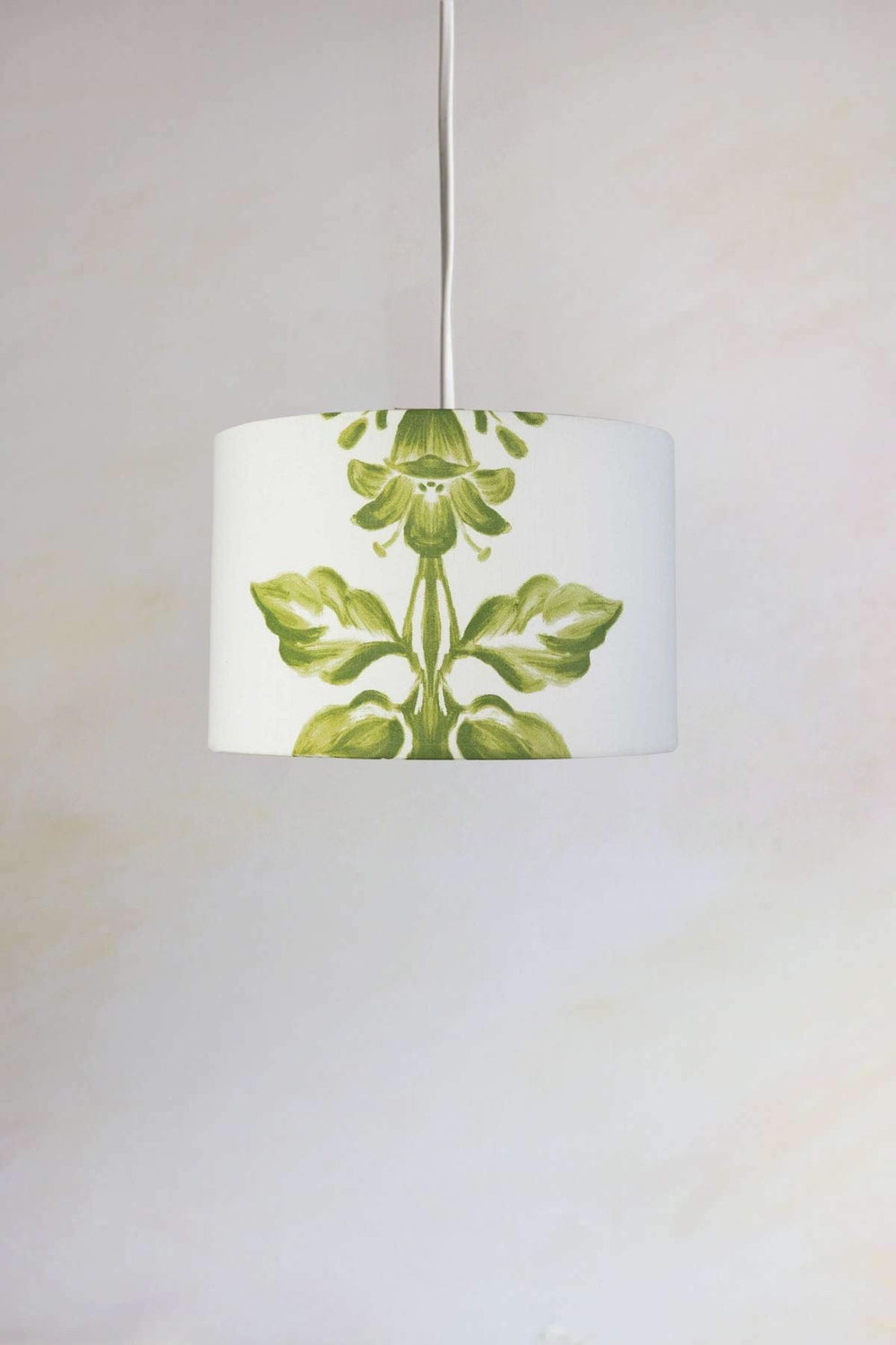 Montane Medium Drum Pendant (Green And White)