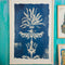 Montane Shrub Wall Art (Cyano Blue)
