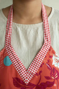 KITCHEN LINEN Moonflower  Cooking Apron