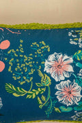 PRINT & PATTERN CUSHIONS Moonflower Moonlit Blue Cushion Cover (36 Cm X 50 Cm)