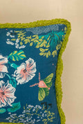PRINT & PATTERN CUSHIONS Moonflower Moonlit Blue Cushion Cover (36 Cm X 50 Cm)