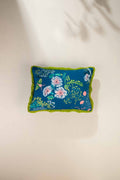 PRINT & PATTERN CUSHIONS Moonflower Moonlit Blue Cushion Cover (36 Cm X 50 Cm)