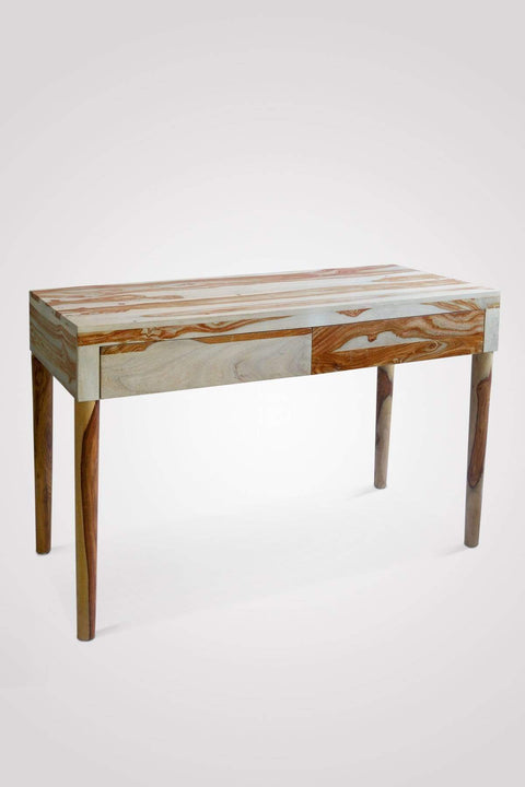 Morbeus White Study Table (Mango Wood)