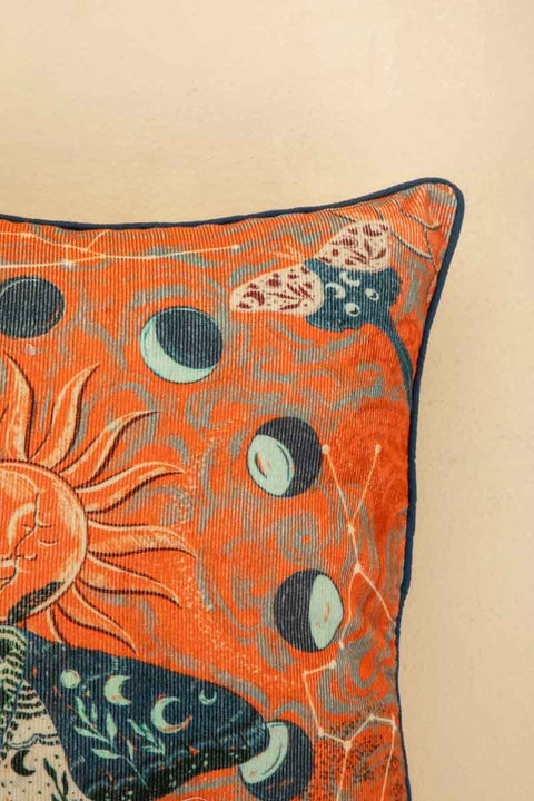 PRINT & PATTERN CUSHIONS Moth To Flame Orange Cushion Cover (46 Cm X 46 Cm)