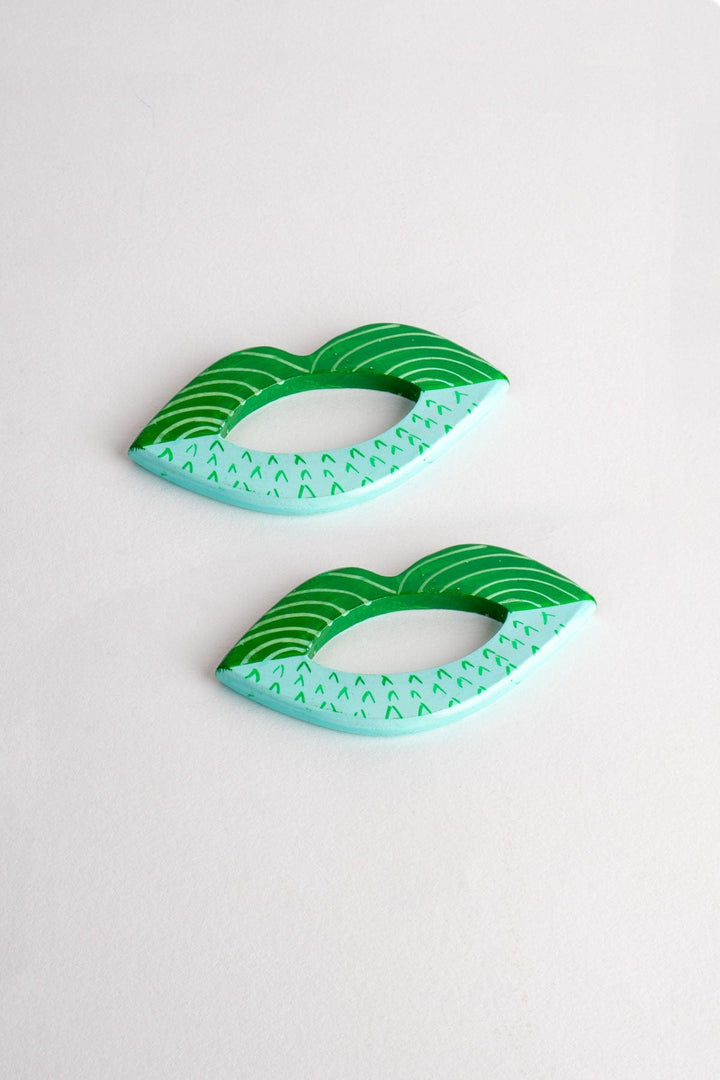BAR TOOLS Muah Green Napkin Ring (Set Of 2)