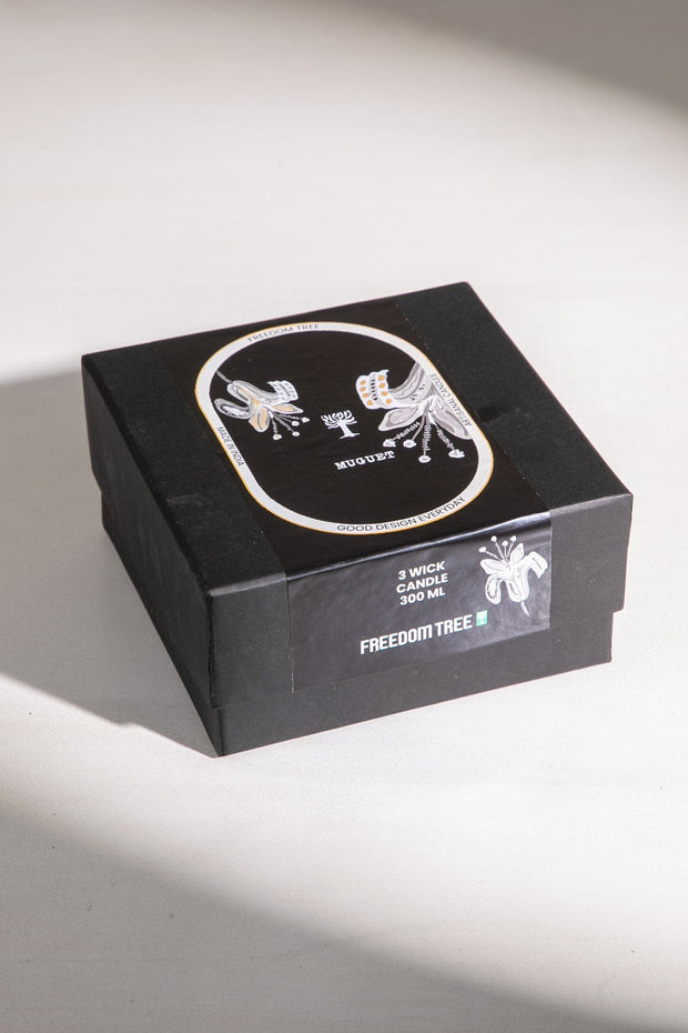 SCENTED CANDLES Muguet 3 Wick Scented Candle (300 ML)