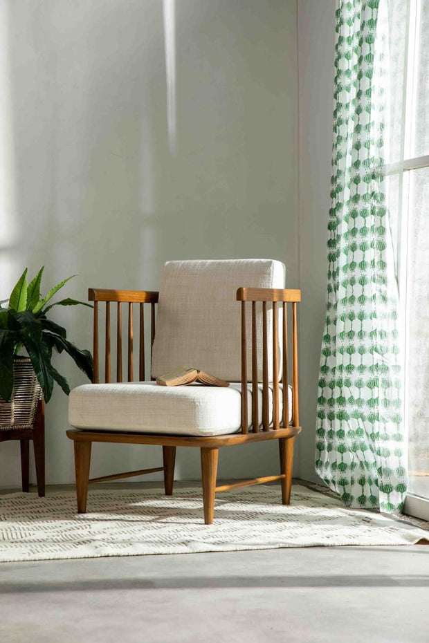 ARMCHAIRS & ACCENTS Nara Teak Wood Accent Chair