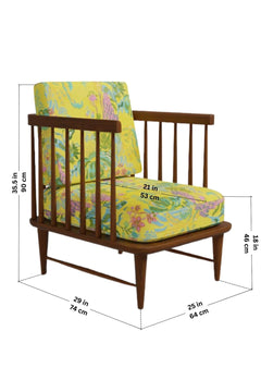 Kachnar Yellow Fabric
