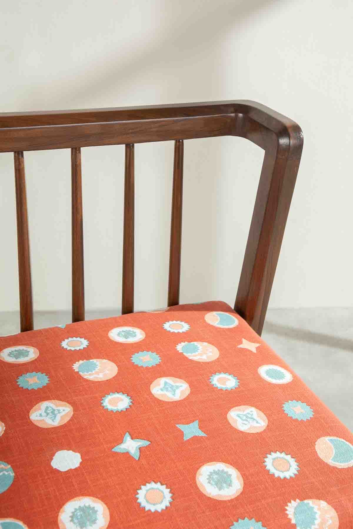Orange Celestial Amber Fabric