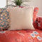 Nilgiri Geo Weave Beige Cushion Cover (41 Cm X 41 Cm)
