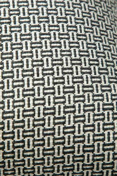 SOLID & TEXTURED CUSHIONS Nilgiri Black and White Cushion Cover (46 X 46 Cm)