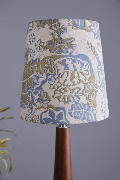 LAMPSHADES Ninti Tiny Taper Lampshade (Blue/White)