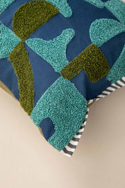 ACCENT CUSHIONS Noel Arches Blue Fields Cushion Cover (36 X 51 Cm)