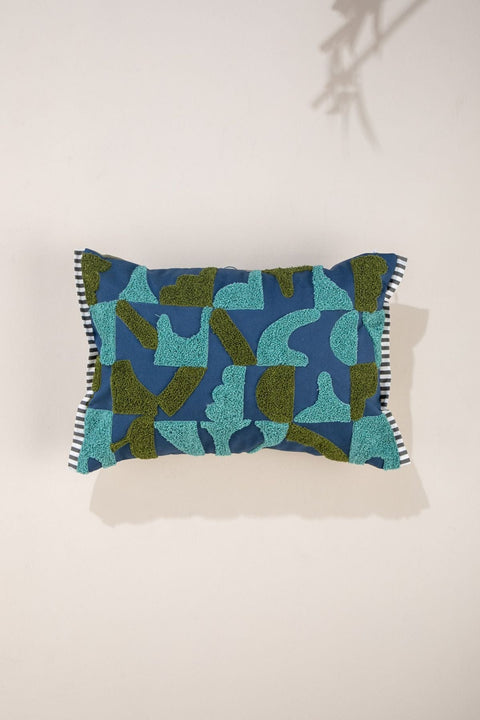 ACCENT CUSHIONS Noel Arches Blue Fields Cushion Cover (36 X 51 Cm)