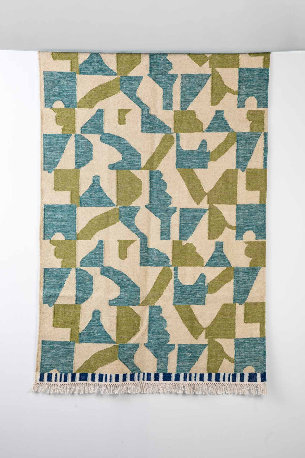 PRINT & PATTERN RUGS Noel Arches Printed Rug (Blue Fields)