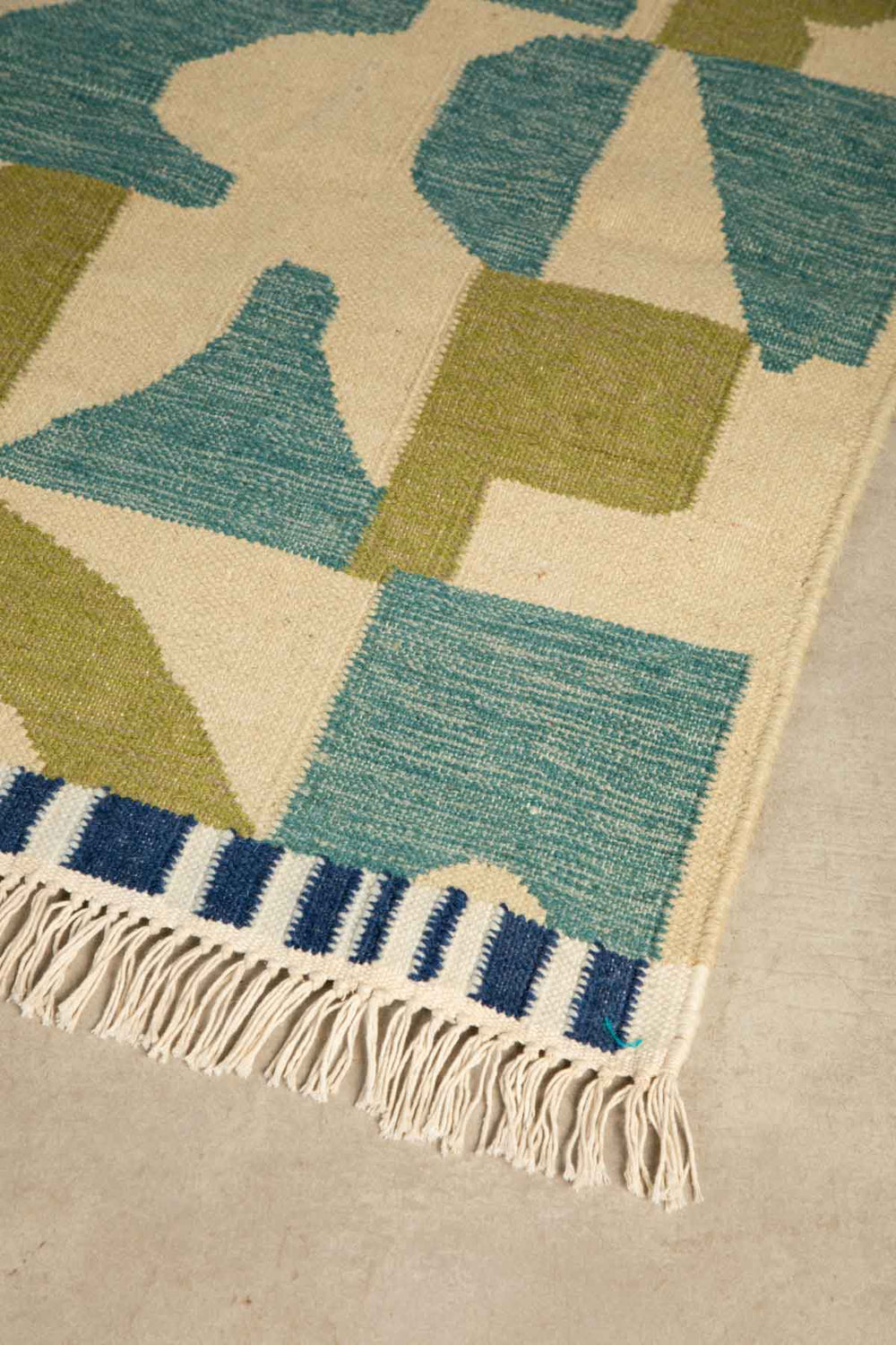 PRINT & PATTERN RUGS Noel Arches Printed Rug (Blue Fields)