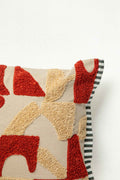 ACCENT CUSHIONS Noel Brick and Beige Cushion Cover (36 X 51 Cm)