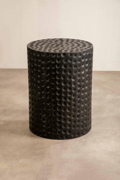 Nomad Charcoal Side Table