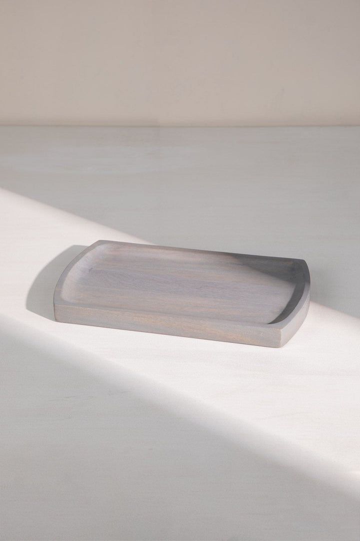 TRAYS Nomad Ash Grey Wood Serving Tray