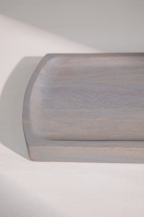 TRAYS Nomad Ash Grey Wood Serving Tray