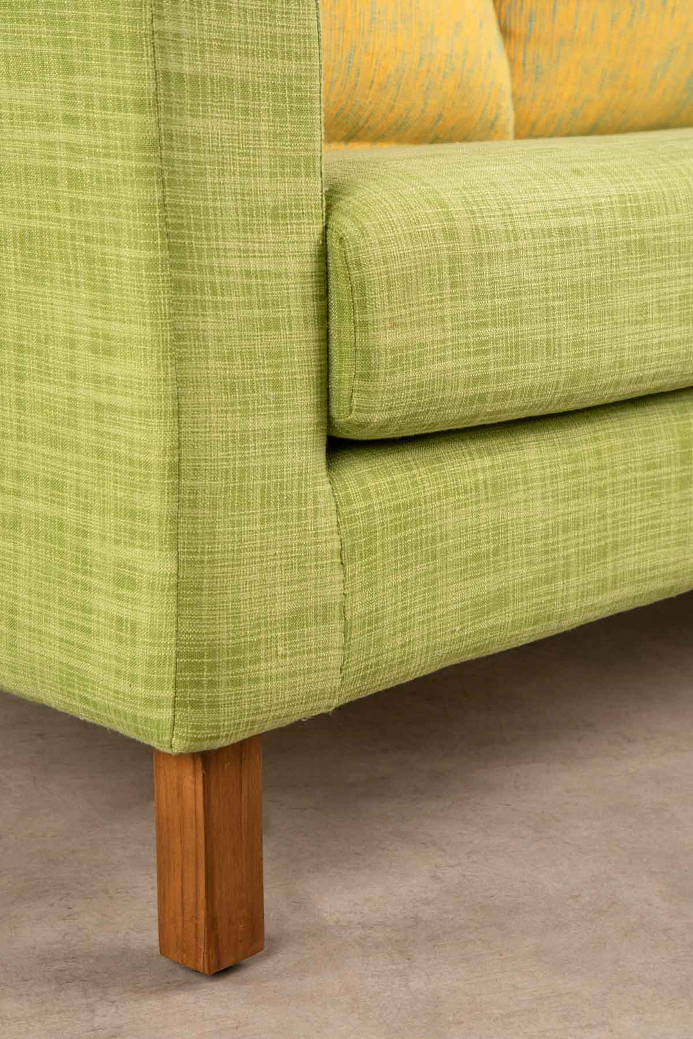 Raffia Citron Green Fabric
