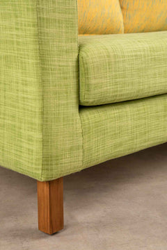 Raffia Citron Green Fabric