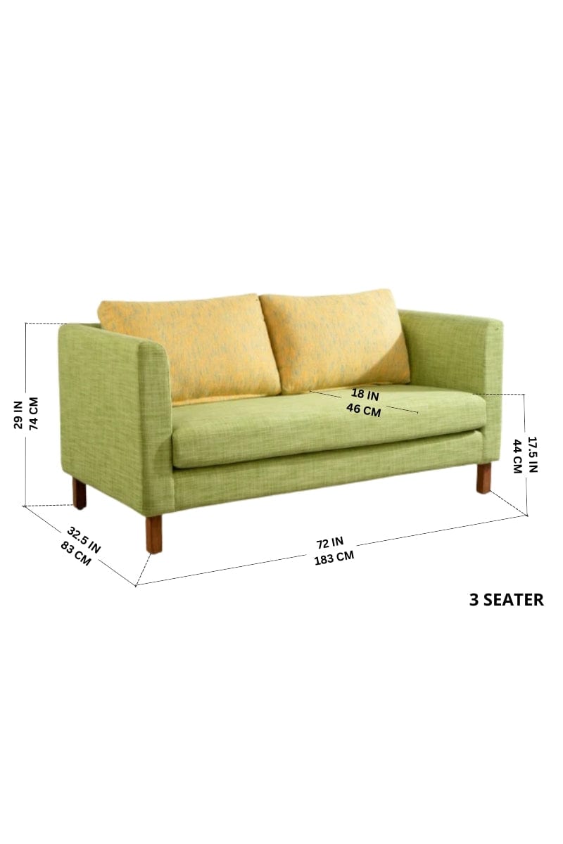 Raffia Citron Green Fabric