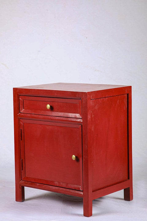 BEDSIDE TABLES Northern Lights Bedside Table (Red)